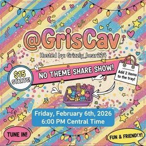 @GrisCav Is going live tomorrow Friday 2/6/2026 6pmCST!!! Like & Share🫶